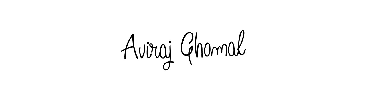 You should practise on your own different ways (Angelique-Rose-font-FFP) to write your name (Aviraj Ghomal) in signature. don't let someone else do it for you. Aviraj Ghomal signature style 5 images and pictures png