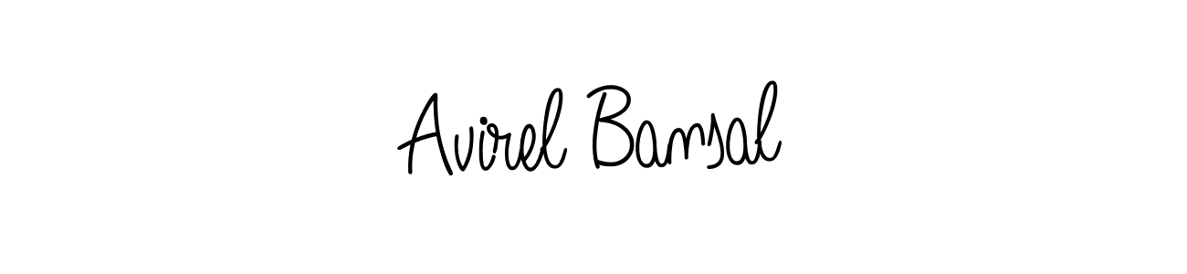 Here are the top 10 professional signature styles for the name Avirel Bansal. These are the best autograph styles you can use for your name. Avirel Bansal signature style 5 images and pictures png