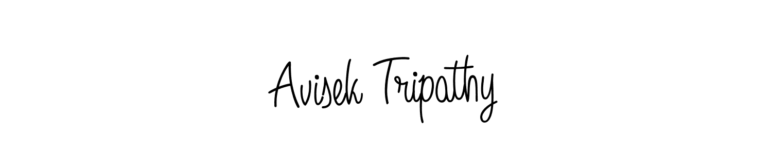 How to make Avisek Tripathy signature? Angelique-Rose-font-FFP is a professional autograph style. Create handwritten signature for Avisek Tripathy name. Avisek Tripathy signature style 5 images and pictures png