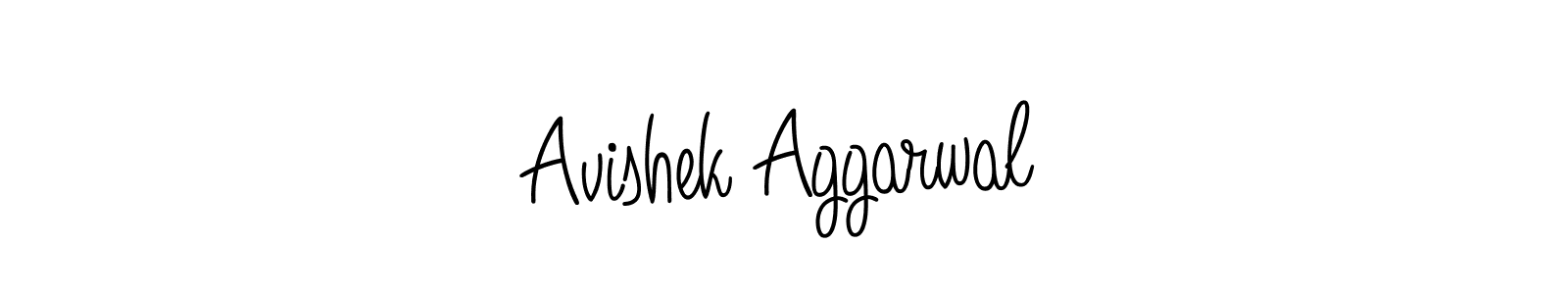 You should practise on your own different ways (Angelique-Rose-font-FFP) to write your name (Avishek Aggarwal) in signature. don't let someone else do it for you. Avishek Aggarwal signature style 5 images and pictures png