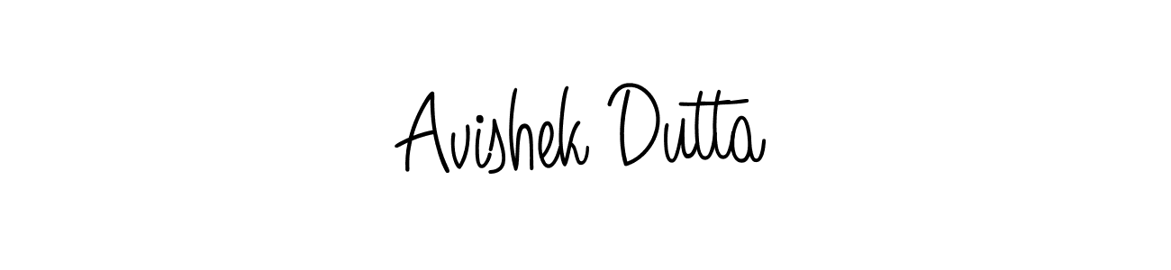 Also we have Avishek Dutta name is the best signature style. Create professional handwritten signature collection using Angelique-Rose-font-FFP autograph style. Avishek Dutta signature style 5 images and pictures png