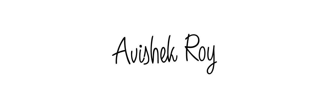 Design your own signature with our free online signature maker. With this signature software, you can create a handwritten (Angelique-Rose-font-FFP) signature for name Avishek Roy. Avishek Roy signature style 5 images and pictures png