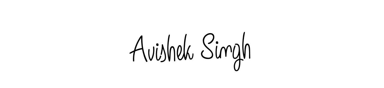 Design your own signature with our free online signature maker. With this signature software, you can create a handwritten (Angelique-Rose-font-FFP) signature for name Avishek Singh. Avishek Singh signature style 5 images and pictures png