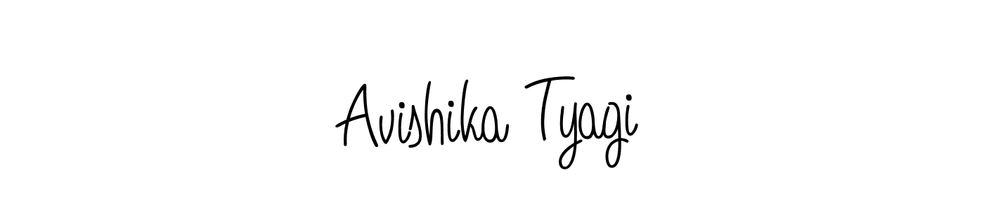 Design your own signature with our free online signature maker. With this signature software, you can create a handwritten (Angelique-Rose-font-FFP) signature for name Avishika Tyagi. Avishika Tyagi signature style 5 images and pictures png