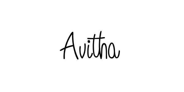 Also we have Avitha name is the best signature style. Create professional handwritten signature collection using Angelique-Rose-font-FFP autograph style. Avitha signature style 5 images and pictures png