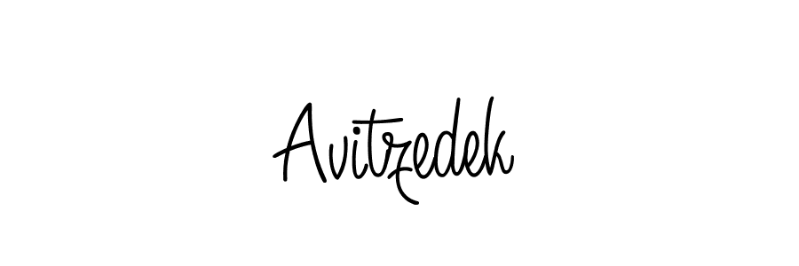 Avitzedek stylish signature style. Best Handwritten Sign (Angelique-Rose-font-FFP) for my name. Handwritten Signature Collection Ideas for my name Avitzedek. Avitzedek signature style 5 images and pictures png