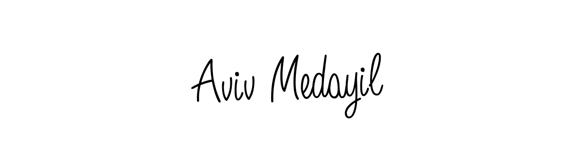 It looks lik you need a new signature style for name Aviv Medayil. Design unique handwritten (Angelique-Rose-font-FFP) signature with our free signature maker in just a few clicks. Aviv Medayil signature style 5 images and pictures png