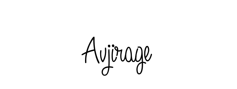 Create a beautiful signature design for name Avjirage. With this signature (Angelique-Rose-font-FFP) fonts, you can make a handwritten signature for free. Avjirage signature style 5 images and pictures png