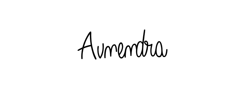 Also we have Avnendra name is the best signature style. Create professional handwritten signature collection using Angelique-Rose-font-FFP autograph style. Avnendra signature style 5 images and pictures png