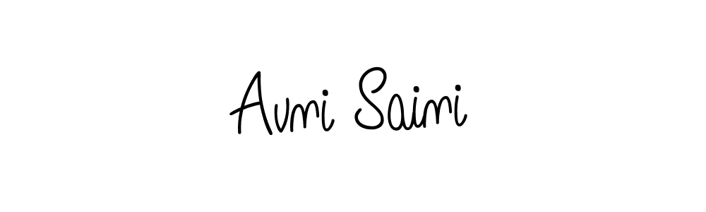 Check out images of Autograph of Avni Saini name. Actor Avni Saini Signature Style. Angelique-Rose-font-FFP is a professional sign style online. Avni Saini signature style 5 images and pictures png