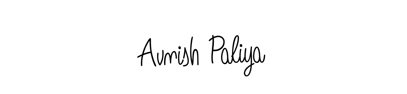 How to Draw Avnish Paliya signature style? Angelique-Rose-font-FFP is a latest design signature styles for name Avnish Paliya. Avnish Paliya signature style 5 images and pictures png