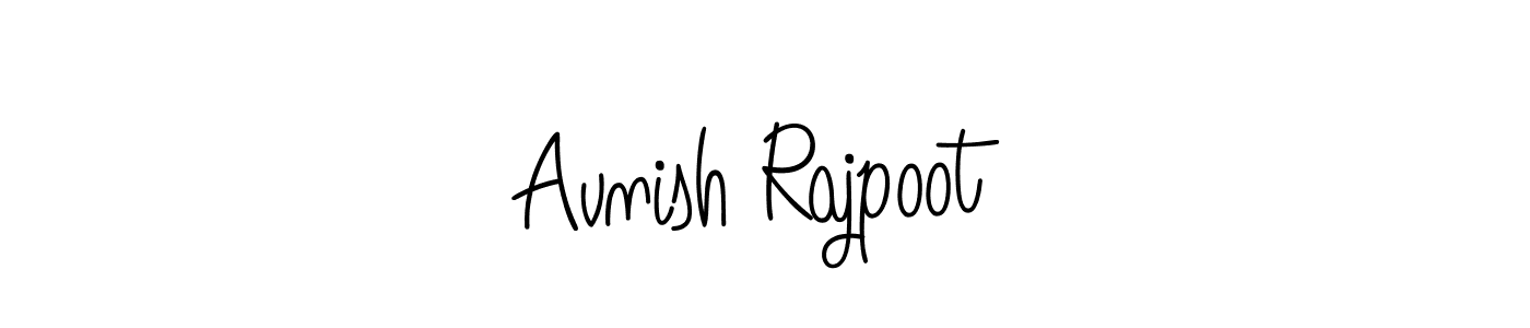 Create a beautiful signature design for name Avnish Rajpoot. With this signature (Angelique-Rose-font-FFP) fonts, you can make a handwritten signature for free. Avnish Rajpoot signature style 5 images and pictures png