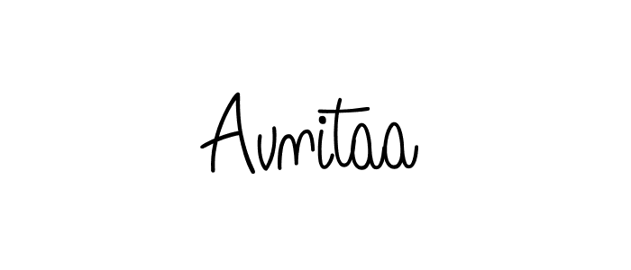 Make a beautiful signature design for name Avnitaa. Use this online signature maker to create a handwritten signature for free. Avnitaa signature style 5 images and pictures png