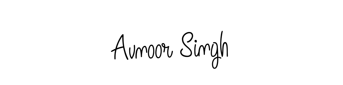 Once you've used our free online signature maker to create your best signature Angelique-Rose-font-FFP style, it's time to enjoy all of the benefits that Avnoor Singh name signing documents. Avnoor Singh signature style 5 images and pictures png