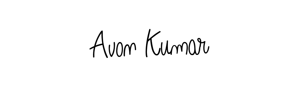 Also we have Avon Kumar name is the best signature style. Create professional handwritten signature collection using Angelique-Rose-font-FFP autograph style. Avon Kumar signature style 5 images and pictures png