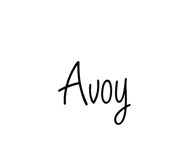 Create a beautiful signature design for name Avoy. With this signature (Angelique-Rose-font-FFP) fonts, you can make a handwritten signature for free. Avoy signature style 5 images and pictures png