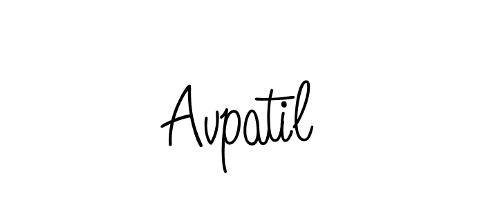 Design your own signature with our free online signature maker. With this signature software, you can create a handwritten (Angelique-Rose-font-FFP) signature for name Avpatil. Avpatil signature style 5 images and pictures png