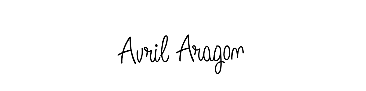 Make a beautiful signature design for name Avril Aragon. Use this online signature maker to create a handwritten signature for free. Avril Aragon signature style 5 images and pictures png