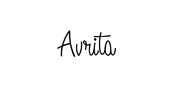 Make a beautiful signature design for name Avrita. Use this online signature maker to create a handwritten signature for free. Avrita signature style 5 images and pictures png