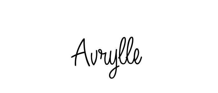 How to make Avrylle signature? Angelique-Rose-font-FFP is a professional autograph style. Create handwritten signature for Avrylle name. Avrylle signature style 5 images and pictures png