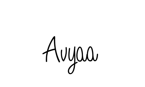 Also we have Avyaa name is the best signature style. Create professional handwritten signature collection using Angelique-Rose-font-FFP autograph style. Avyaa signature style 5 images and pictures png