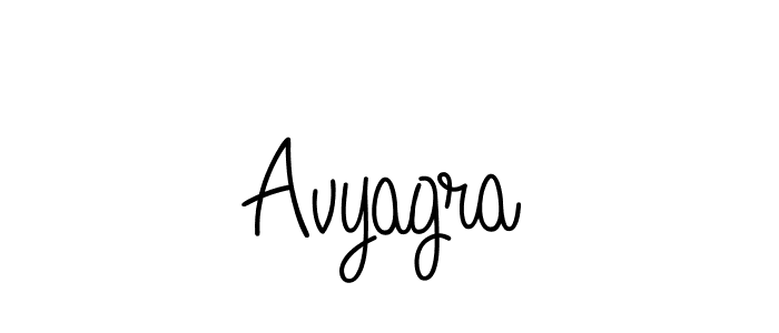 How to make Avyagra signature? Angelique-Rose-font-FFP is a professional autograph style. Create handwritten signature for Avyagra name. Avyagra signature style 5 images and pictures png