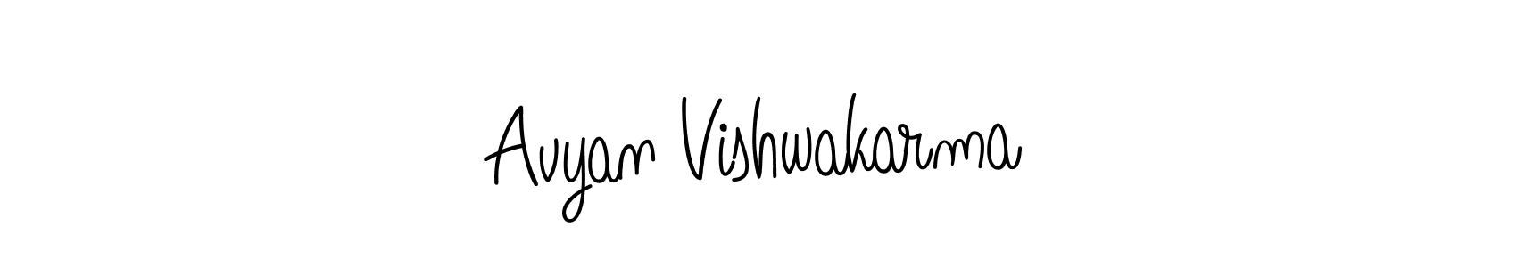 It looks lik you need a new signature style for name Avyan Vishwakarma. Design unique handwritten (Angelique-Rose-font-FFP) signature with our free signature maker in just a few clicks. Avyan Vishwakarma signature style 5 images and pictures png