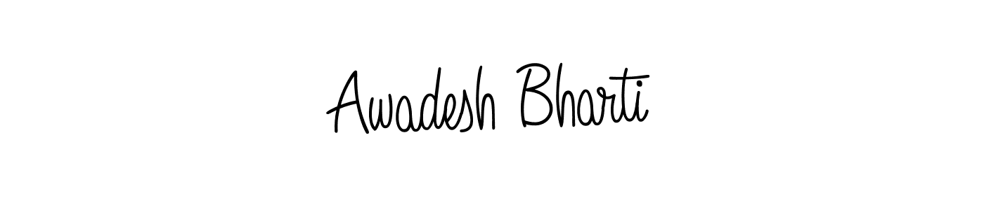 It looks lik you need a new signature style for name Awadesh Bharti. Design unique handwritten (Angelique-Rose-font-FFP) signature with our free signature maker in just a few clicks. Awadesh Bharti signature style 5 images and pictures png