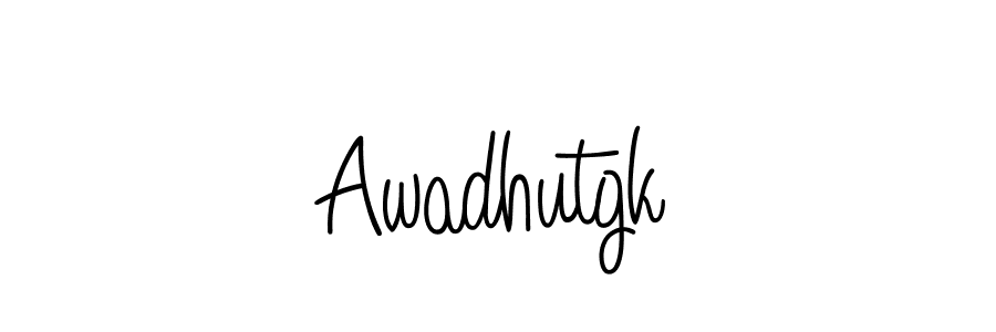 Once you've used our free online signature maker to create your best signature Angelique-Rose-font-FFP style, it's time to enjoy all of the benefits that Awadhutgk name signing documents. Awadhutgk signature style 5 images and pictures png