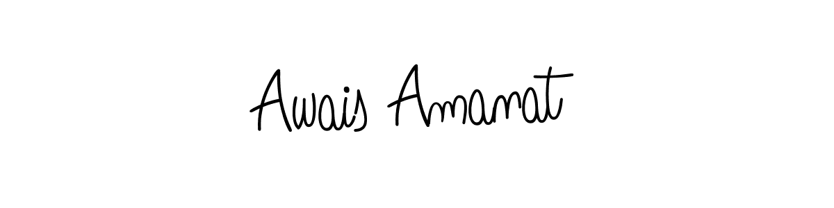 Also we have Awais Amanat name is the best signature style. Create professional handwritten signature collection using Angelique-Rose-font-FFP autograph style. Awais Amanat signature style 5 images and pictures png