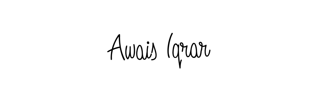 Awais Iqrar stylish signature style. Best Handwritten Sign (Angelique-Rose-font-FFP) for my name. Handwritten Signature Collection Ideas for my name Awais Iqrar. Awais Iqrar signature style 5 images and pictures png