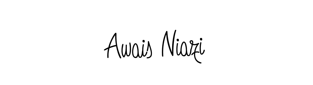 Create a beautiful signature design for name Awais Niazi. With this signature (Angelique-Rose-font-FFP) fonts, you can make a handwritten signature for free. Awais Niazi signature style 5 images and pictures png