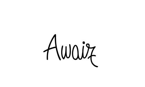 if you are searching for the best signature style for your name Awaiz. so please give up your signature search. here we have designed multiple signature styles  using Angelique-Rose-font-FFP. Awaiz signature style 5 images and pictures png