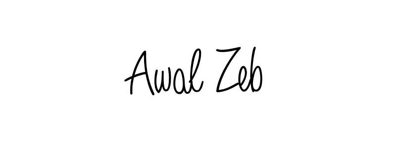 Create a beautiful signature design for name Awal Zeb. With this signature (Angelique-Rose-font-FFP) fonts, you can make a handwritten signature for free. Awal Zeb signature style 5 images and pictures png