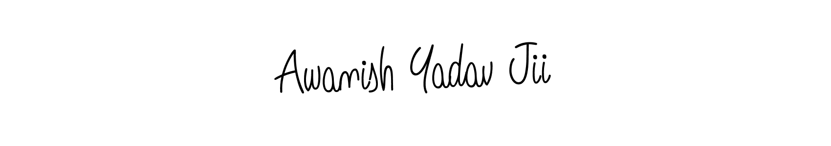 How to Draw Awanish Yadav Jii signature style? Angelique-Rose-font-FFP is a latest design signature styles for name Awanish Yadav Jii. Awanish Yadav Jii signature style 5 images and pictures png