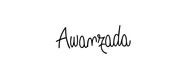 Also we have Awanzada name is the best signature style. Create professional handwritten signature collection using Angelique-Rose-font-FFP autograph style. Awanzada signature style 5 images and pictures png
