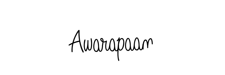 Similarly Angelique-Rose-font-FFP is the best handwritten signature design. Signature creator online .You can use it as an online autograph creator for name Awarapaan. Awarapaan signature style 5 images and pictures png
