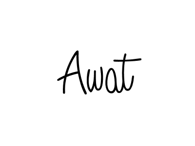 Best and Professional Signature Style for Awat. Angelique-Rose-font-FFP Best Signature Style Collection. Awat signature style 5 images and pictures png