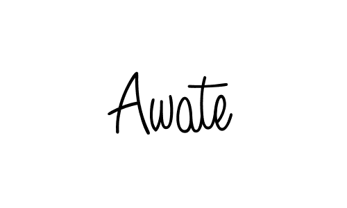 How to Draw Awate signature style? Angelique-Rose-font-FFP is a latest design signature styles for name Awate. Awate signature style 5 images and pictures png
