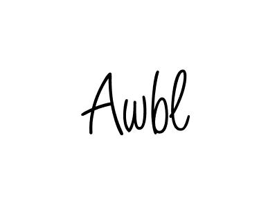 Awbl stylish signature style. Best Handwritten Sign (Angelique-Rose-font-FFP) for my name. Handwritten Signature Collection Ideas for my name Awbl. Awbl signature style 5 images and pictures png