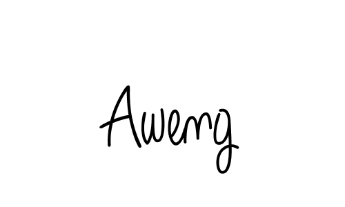 How to Draw Aweng signature style? Angelique-Rose-font-FFP is a latest design signature styles for name Aweng. Aweng signature style 5 images and pictures png