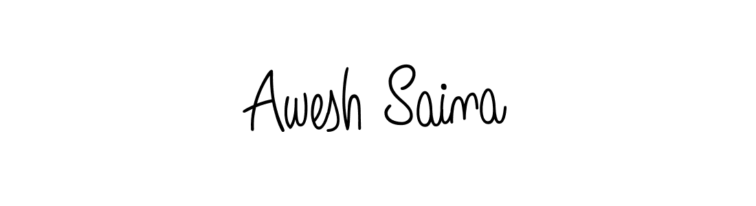 It looks lik you need a new signature style for name Awesh Saina. Design unique handwritten (Angelique-Rose-font-FFP) signature with our free signature maker in just a few clicks. Awesh Saina signature style 5 images and pictures png