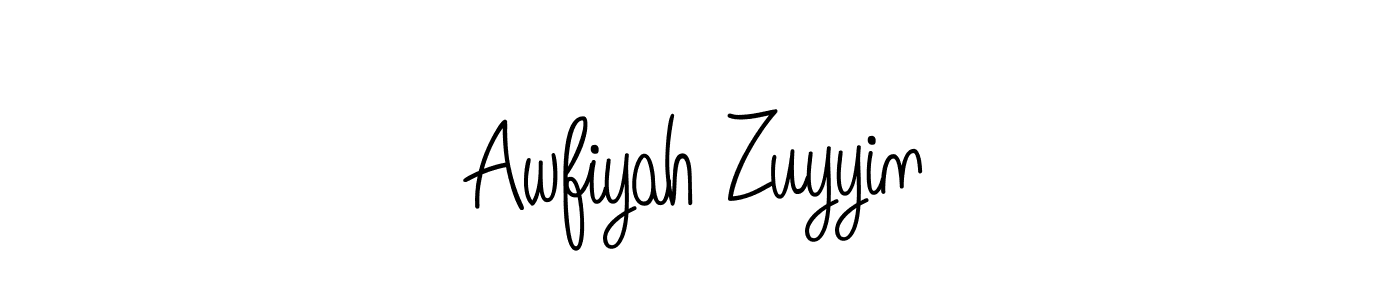 Similarly Angelique-Rose-font-FFP is the best handwritten signature design. Signature creator online .You can use it as an online autograph creator for name Awfiyah Zuyyin. Awfiyah Zuyyin signature style 5 images and pictures png