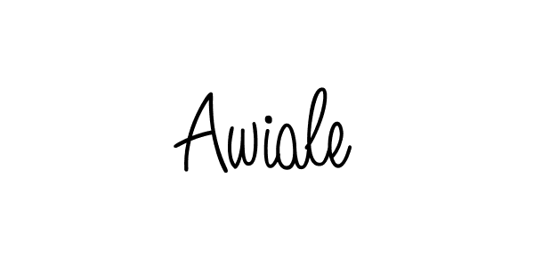 Awiale stylish signature style. Best Handwritten Sign (Angelique-Rose-font-FFP) for my name. Handwritten Signature Collection Ideas for my name Awiale. Awiale signature style 5 images and pictures png