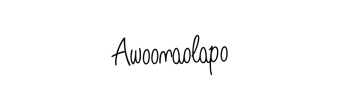 It looks lik you need a new signature style for name Awoonaolapo. Design unique handwritten (Angelique-Rose-font-FFP) signature with our free signature maker in just a few clicks. Awoonaolapo signature style 5 images and pictures png