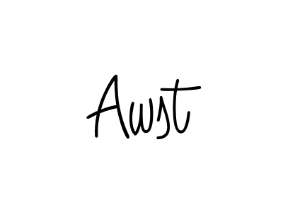 if you are searching for the best signature style for your name Awst. so please give up your signature search. here we have designed multiple signature styles  using Angelique-Rose-font-FFP. Awst signature style 5 images and pictures png