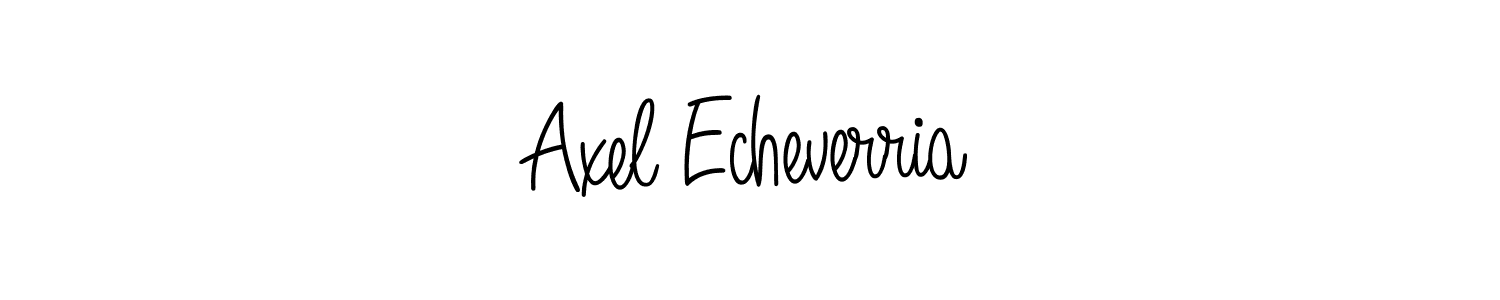 The best way (Angelique-Rose-font-FFP) to make a short signature is to pick only two or three words in your name. The name Axel Echeverria include a total of six letters. For converting this name. Axel Echeverria signature style 5 images and pictures png