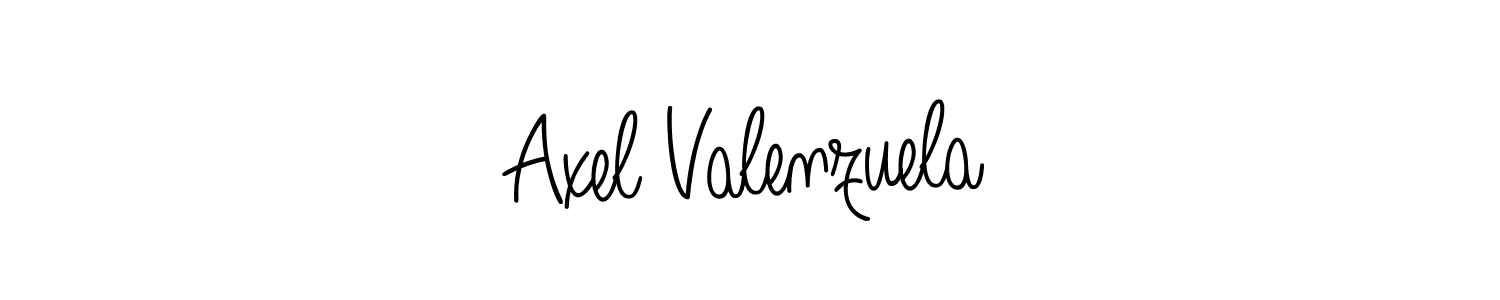 How to make Axel Valenzuela name signature. Use Angelique-Rose-font-FFP style for creating short signs online. This is the latest handwritten sign. Axel Valenzuela signature style 5 images and pictures png