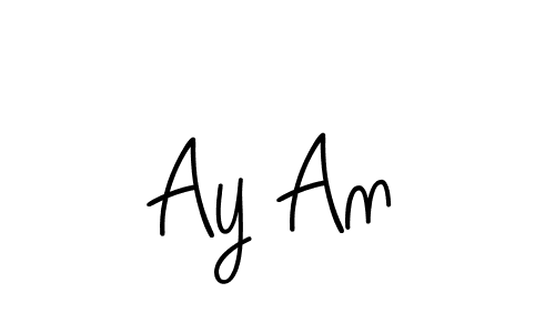 Also You can easily find your signature by using the search form. We will create Ay An name handwritten signature images for you free of cost using Angelique-Rose-font-FFP sign style. Ay An signature style 5 images and pictures png