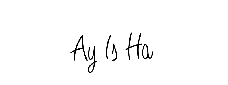 Make a beautiful signature design for name Ay Is Ha. Use this online signature maker to create a handwritten signature for free. Ay Is Ha signature style 5 images and pictures png